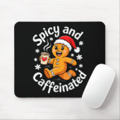 Tapis De Souris Scy And Caffeinated Shirt Men Women Gingerbread Ch (Avec souris)