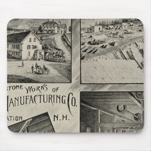 Tapis De Souris Scythestone travaille, Pike Manufacturing Co. (Devant)