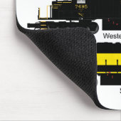 Tapis De Souris SD40 locomotive électrique diesel Mousepad (Coin)