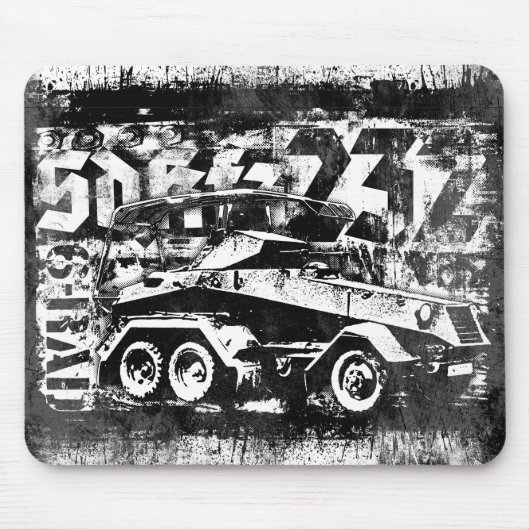 Tapis De Souris Sd.Kfz. 232 (6-Rad) Mousepad (Devant)