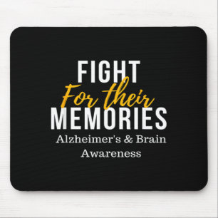Tapis De Souris Se battre pour les souvenirs alzheimer et cerveau