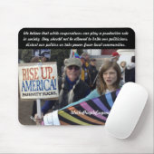 Tapis De Souris Se lèvent l'Amérique (Avec souris)