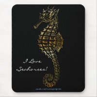 SEA-HORSE 3D Metallic Art Mousepad