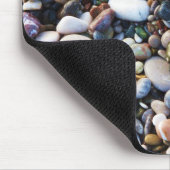 Tapis De Souris Sea Pebbles Beach Stations Rhodes Grèce (Coin)