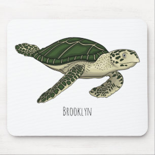 Tapis De Souris Sea turtle cartoon