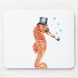 Tapis De Souris Seahorse Steampunk