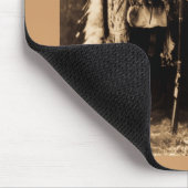 Tapis De Souris Séance en chef Taureau et Buffalo Bill 1895 (Coin)