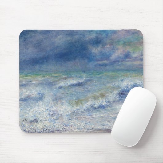 Tapis De Souris Seascape by Renoir - Impressionniste Ocean View (Avec souris)