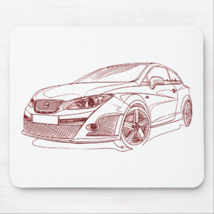 Tapis De Souris Seat Ibiza Bocanegra 2010