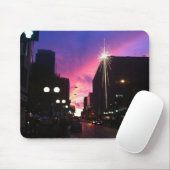 Tapis De Souris Seattle au crépuscule (Avec souris)