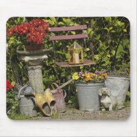 Seaux, chaussures et fleurs, Zaanse Schans,