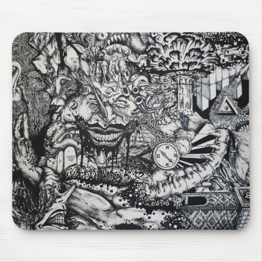 Tapis De Souris Secousse d'esprit - customisée (Devant)