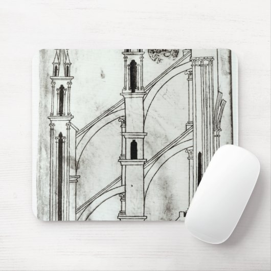 Tapis De Souris Section du mur et de la voûte (Avec souris)