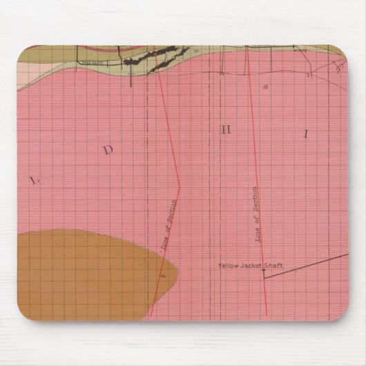 Tapis De Souris Section horizontale du Lode Comstock Sud (Devant)