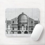 Tapis De Souris Section transversale de la villa Rotonda près (Avec souris)