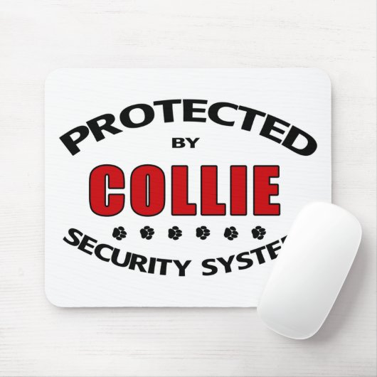 Tapis De Souris Sécurité Collie (Avec souris)