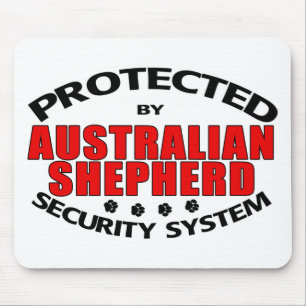 Tapis De Souris Sécurité des bergers australiens