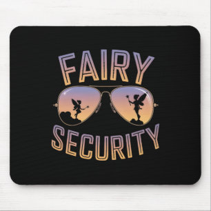 Tapis De Souris Sécurité des fées Anniversaire Famille Halloween C