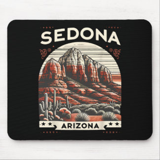 Tapis De Souris Sedona Az Randonnée Extérieur Montagne Sedona Usa 