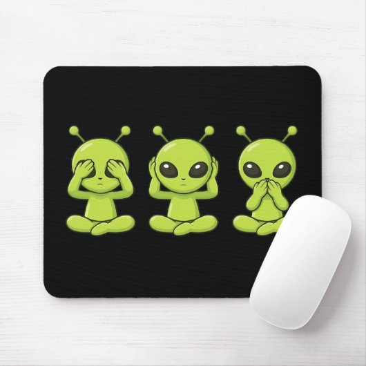 Tapis De Souris See, Hear, Speak No Evil (Avec souris)