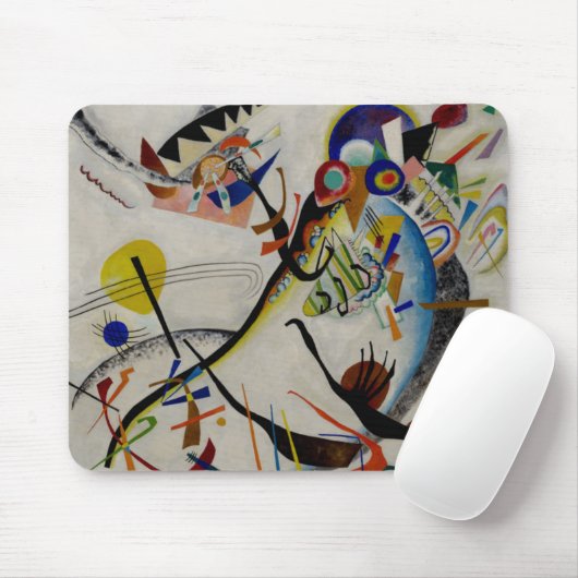 Tapis De Souris Segment bleu Kandinsky (Avec souris)