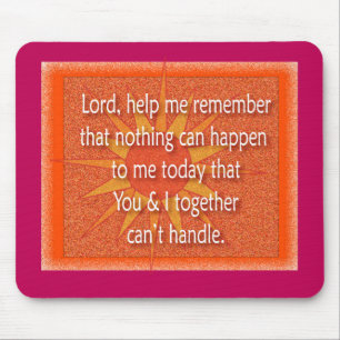 Tapis De Souris Seigneur aide-moi à me souvenir