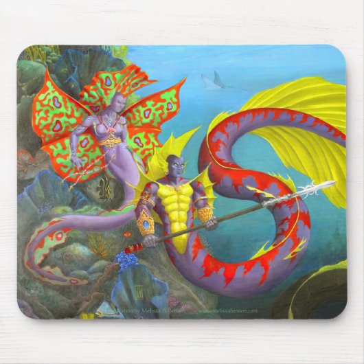 Tapis De Souris Seigneur et Madame l'Atlantide Mousepad (Devant)