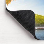 Tapis De Souris Seine À Paris Avec Tour Eiffel En Automne (Coin)
