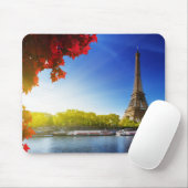 Tapis De Souris Seine À Paris Avec Tour Eiffel En Automne (Avec souris)