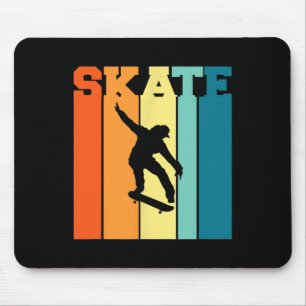 Tapis De Souris Semaine de skate rétro vintage - Skateboard avec j