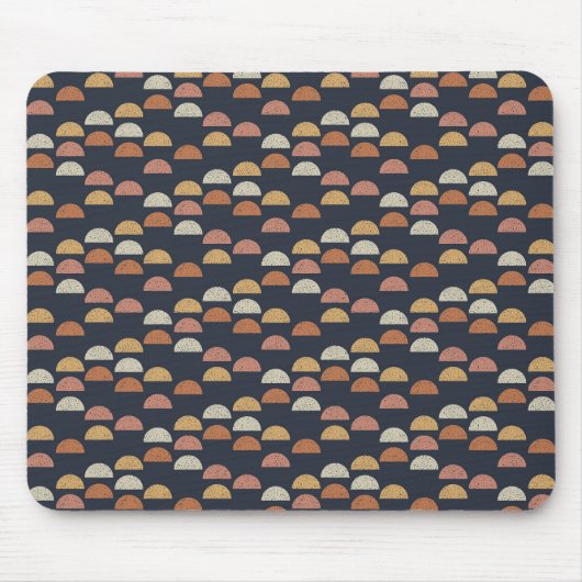 Tapis De Souris Semi motif géométrique de cercle (Devant)