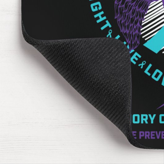 Tapis De Souris Semicolon En Mémoire De La Prévention Du Suicide D (Coin)