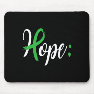 Tapis De Souris Semicolon Hope Mois de sensibilisation à la santé