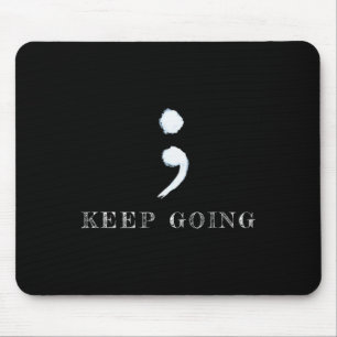 Tapis De Souris Semicolon Project Mental Health Awareness