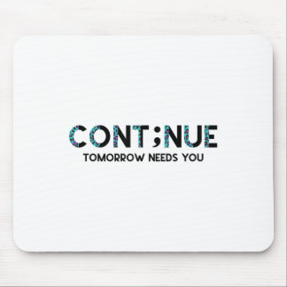 Tapis De Souris Semicolon Sensibilisation à la prévention du suici