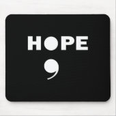 Tapis De Souris Semicolon Suicide Awareness For A Mental Supporter (Devant)