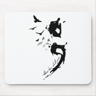 Tapis De Souris Semicolon sur les problèmes de santé mentale