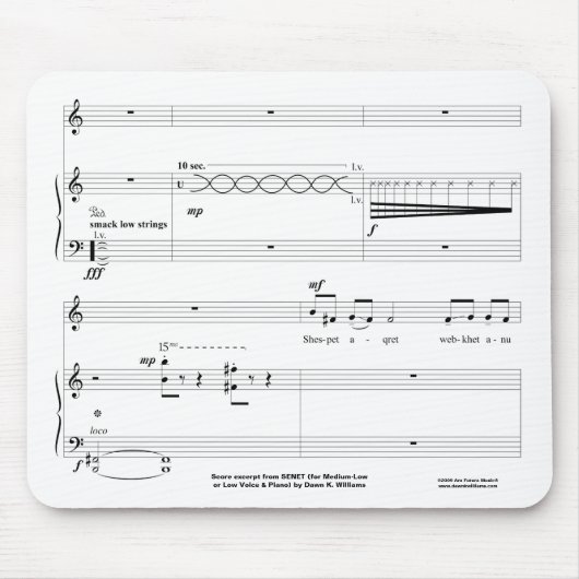 Tapis De Souris Senet Mousepad (Devant)