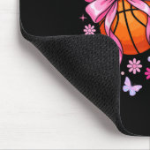 Tapis De Souris Senior 2026 class of 2026 basketball coquette bow (Coin)