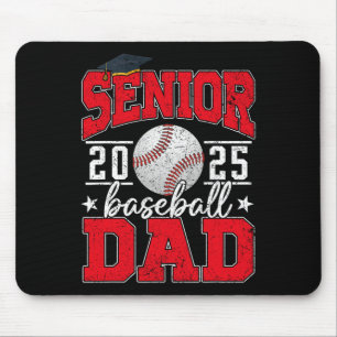 Tapis De Souris Senior Dad 2025 Baseball Cl De 2025 Drôle Graduati