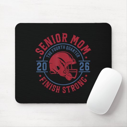 Tapis De Souris Senior Football Mom 2026 The Final Quarter (Avec souris)