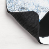 Tapis De Souris Sens avec le coeur - Chien noir - Black Lab (Coin)