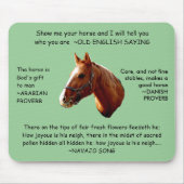 Tapis De Souris SENS de CHEVAL - mousepad (Devant)