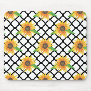 Tapis De Souris Sens floral de tournesol