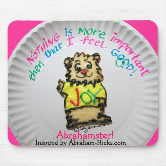 Tapis De Souris Sensation bon Mousepad de biscuit d'Abrahamster (Devant)