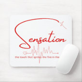 Tapis De Souris Sensation Pouls Lignée (Avec souris)
