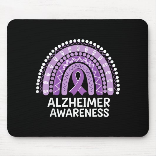 Tapis De Souris Sensibilisation à Alzheimer (Devant)