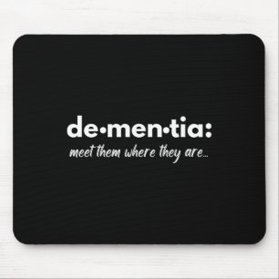 Tapis De Souris Sensibilisation à la démence Heimerheimer