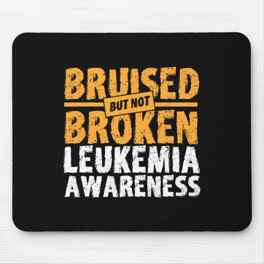 Tapis De Souris Sensibilisation à la leucémie (Devant)