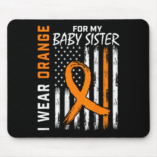 Tapis De Souris Sensibilisation à la leucémie chez les soeurs de r (Devant)